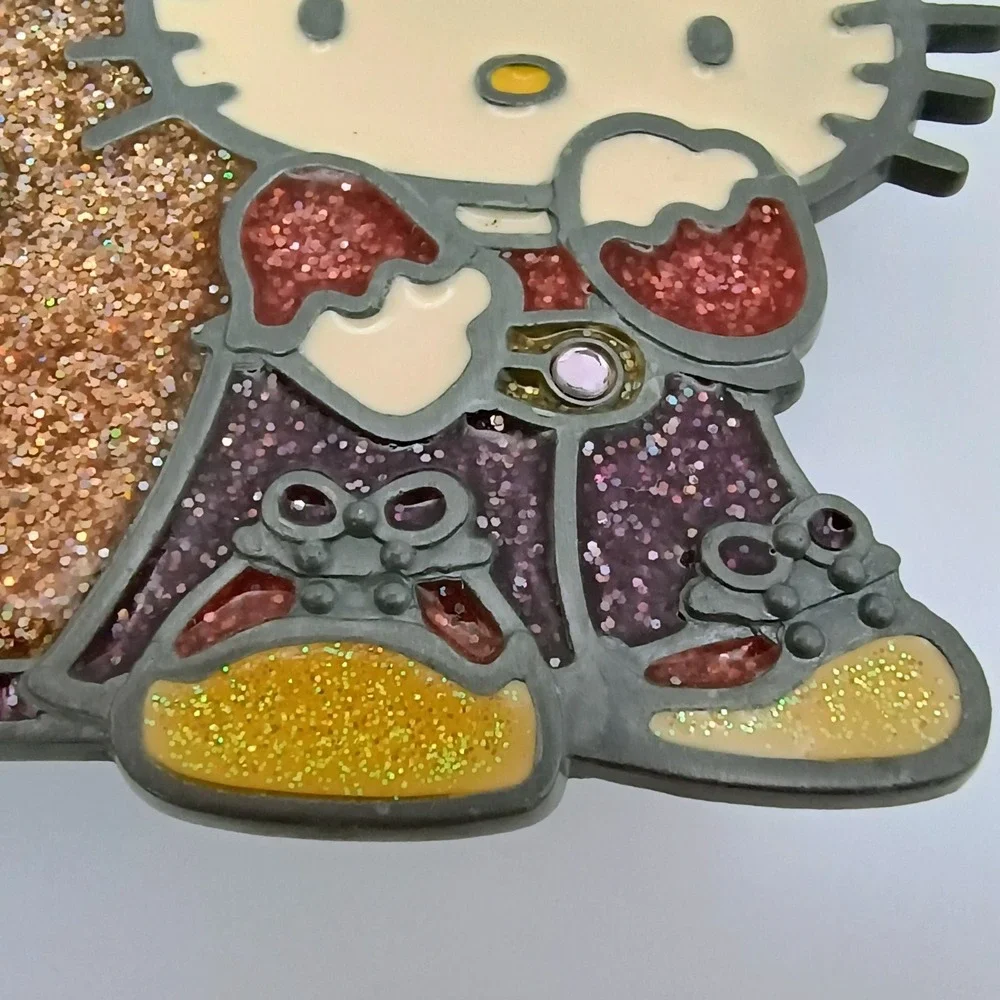 Vintage Hello Kitty Glitter Light Switch Plate Cover Y2K Sanrio 3D Resin Bling